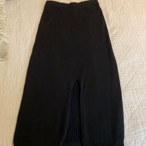 Free people ribbed midi skirt